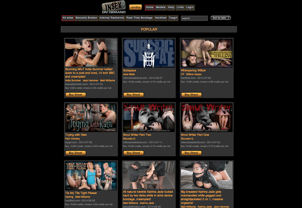 Insex On Demand - Bdsm Porn Sites